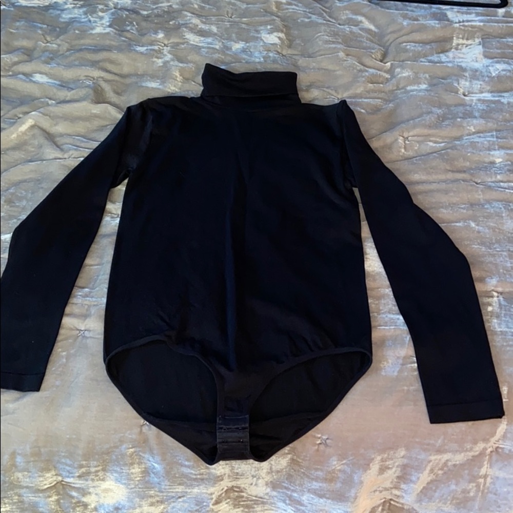 Black Turtleneck Leotard